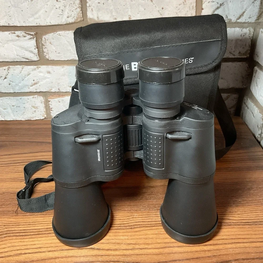 7x50 Binoculars Coated Optics 297ft/1000yd Birding Hunting w Case & Caps